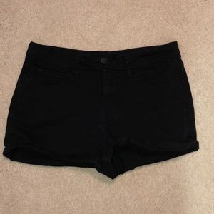 Black Levi jean shorts